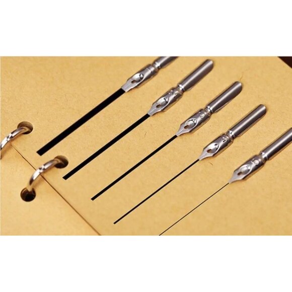 Retro Feather Pen Water-dipped quill pen set for writing calligraphy pen set - Picture 5 of 5